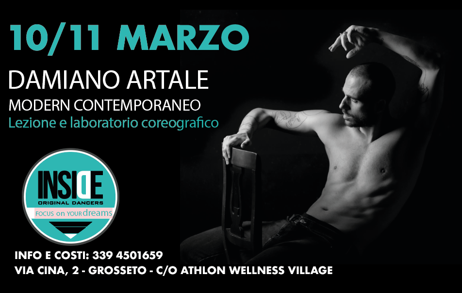 Damiano Artale Moder Contemporaneo Lezione e laboratorio coreografico