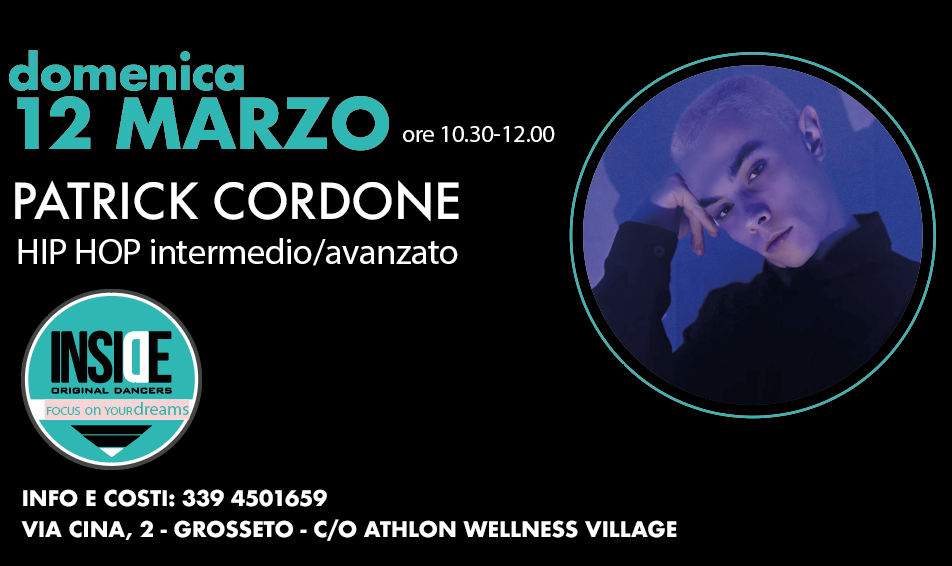 Patrick Cordone HIP HOP intertmedio/avanzato